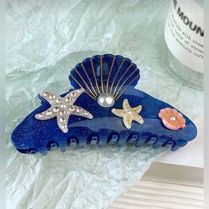 New Ocean Babe Rhinestone Hair Clip